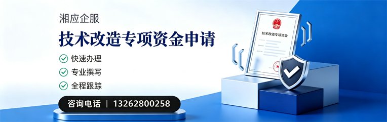 荆门技术改造专项资金申报服务