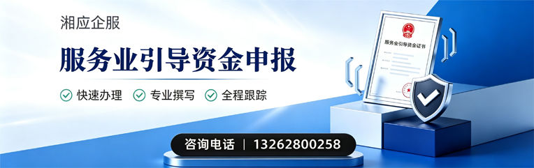 荆门服务业引导资金申报服务